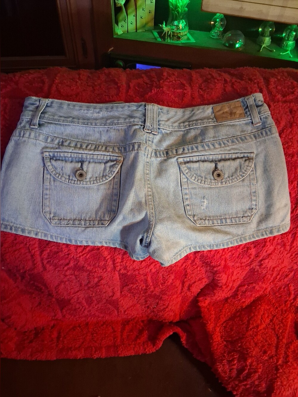 American Eagle Outfitters Light Blue Denim Jean Shorts